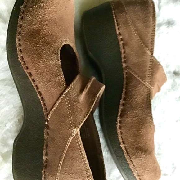 Dansko Mary Jane size 39 Brown Suede shimmer - Picture 4 of 10